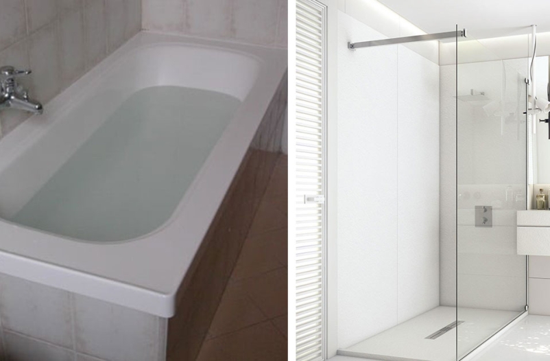 sostituzione vasca doccia